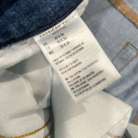 American Eagle Originsl Straight jeans 33x34 - Picture 2 of 4